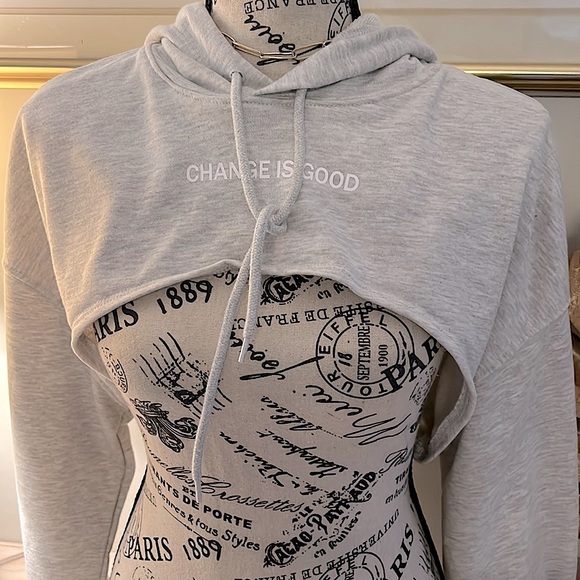 H&M Divided Crop top Hoodie - Picture 6 of 6